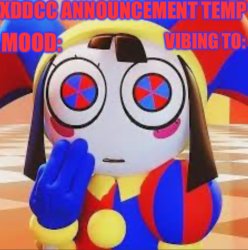 XDDCC announcement Meme Template