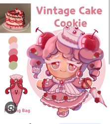 Vintage Cake Cookie Fanchild Meme Template