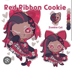 Red Ribbon Cookie Fanchild Meme Template
