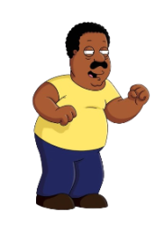 Cleveland Brown Transparent PNG Meme Template