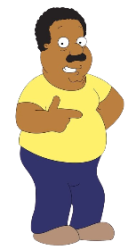 Cleveland Brown Transparent PNG Meme Template