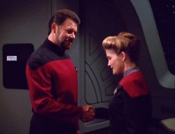 Star Trek Riker Janeway Meme Template