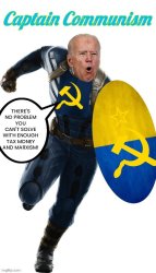 Joe Biden Captain Communism modern Meme Template