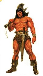Conan by Alex Ross Savage Sword Meme Template