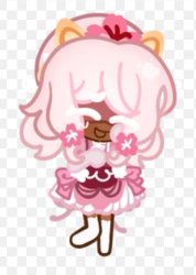 Pastel Sakura Cookie Happy Meme Template