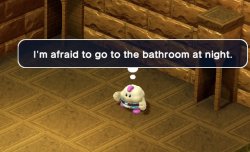 Mallow Scared to go to Bathroom Meme Template