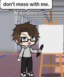 Male Cara don't mess with me blank meme Meme Template