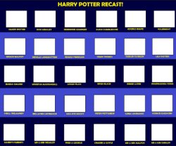 Harry Potter Recast Meme Template
