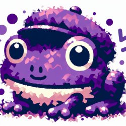 purple frog Meme Template