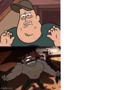 Creeped out soos buff stan Meme Template