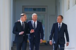 Duda, Biden, Tusk Meme Template