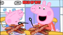 bacon peppa Meme Template