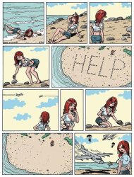 Esther Verkest's Help Sign Blank Meme Template