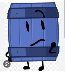 Blue Barrel Thinking Meme Template