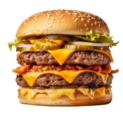 Double cheeseburger Meme Template