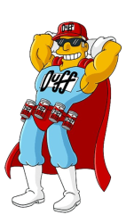 Duffman Transparent Background Meme Template