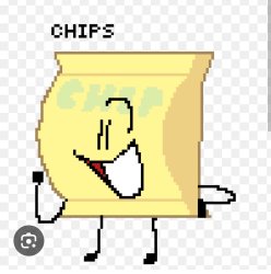 Chips Tale Chips (Pixel) Meme Template