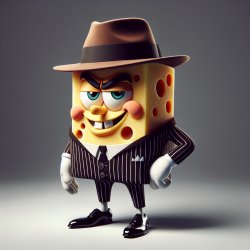 Gangster spongebob Meme Template