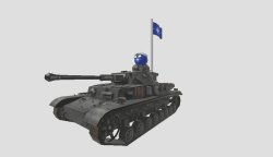 natoball in tank with nato flag Meme Template