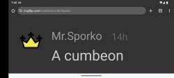 Sporko cumbeon Meme Template