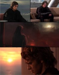 Waiting anakin Meme Template