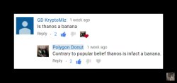 Is Thanos a banana? Meme Template