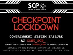 SCP Checkpoint Meme Template