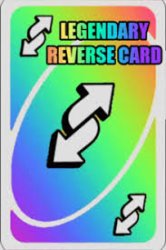 Legendary reverse card Meme Template