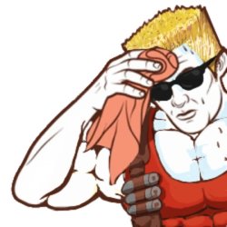 Duke Nukem sweating towel Meme Template