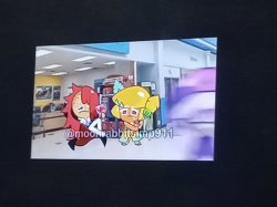 PMC dashes infront of Mango and Vampire Meme Template