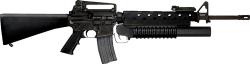 Colt M16A3/A4 (With M203) (Second ver.) Meme Template