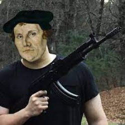 Martin Luther Gun Meme Template