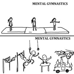 Mental Gymnastics Meme Meme Template
