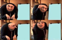 Gru's Plan 2 Meme Template