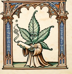 Medieval Weed Meme Template