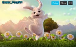 Easter_Foxy501 announcement template Meme Template