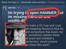 Open HAMMER Meme Template