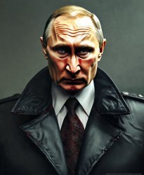 Vladimir Putin, butcher, mass murderer and enemy of the USA Meme Template