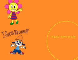 Kuromis parappa announcement temp Meme Template
