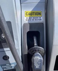 Gas pump sign Meme Template