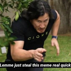 Markiplier the stealer Meme Template