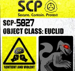 SCP-5827 Sign Meme Template