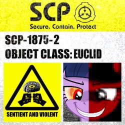 SCP-1875-2 Sign Meme Template