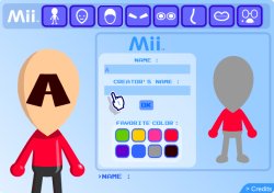 A Mii Meme Template