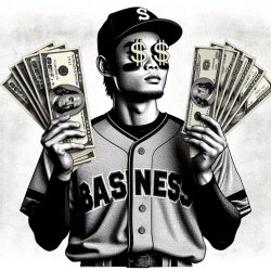 Japanese Baseball Player Making Big Bucks Meme Template