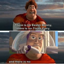 No Easter Bunny Meme Template