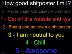 How good shitposter I’m I? (KrewFams version) Meme Template