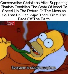 Just an Example of How STUPID ZioNazis Really Are Meme Template