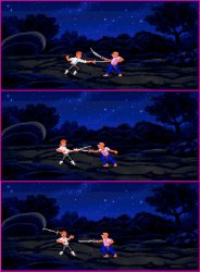 Monkey Island Duel Meme Template