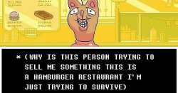 What Why Burger Guy Undertale Meme Template